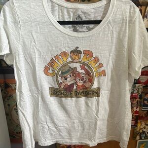 Disney Chip 'n Dale Rescue Rangers Woman’s White T-Shirt